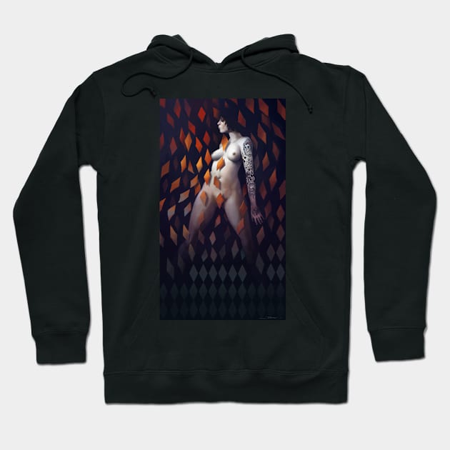 Queen of Diamonds Hoodie by RudeOne